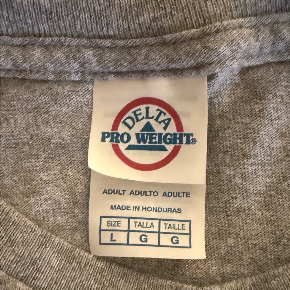 Puma Heather Gray Logo Tee for Women - Picture 5 of 6